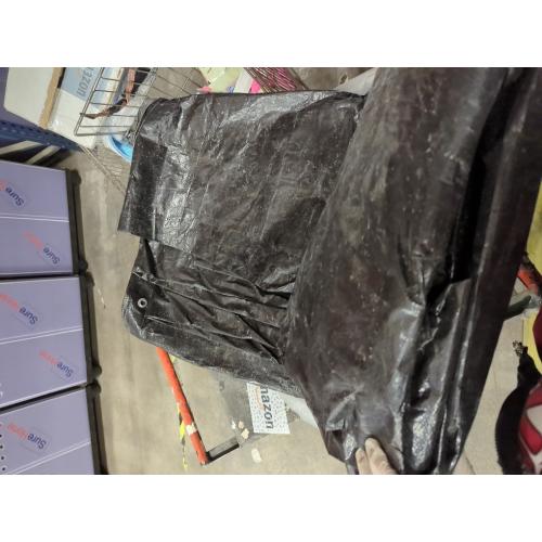 Reinforced PE Pond Liner 25 x 30 FT, 28 Mil Sun Resistant Preformed Pond Liner, Hemmed Edge with Buttonholes Liner for Outdoor Large Ponds, Fish/KOI/Duck Pond, Garden Waterfall, Waterscape, Black