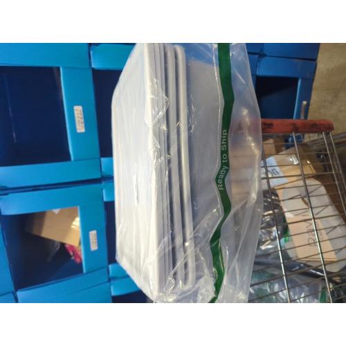 Zopnny 3 Pack Bus Tubs Commercial, 13 L Tubs with Lids, Grey