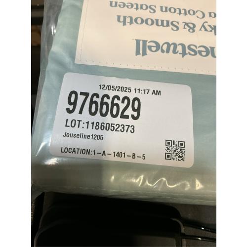 Nestwell 500 Pima Sld K Pillowcase  Starlight Blue