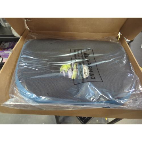 Color black and blue Donut Pillow for Tailbone Pain Relief Memory Foam Cushion Orthopedic Seat Pressure Relief Sitting Coccyx Sciatica Hemorrhoid Pregnancy Postpartum Office Chair Butt Pillows (Black Blue)