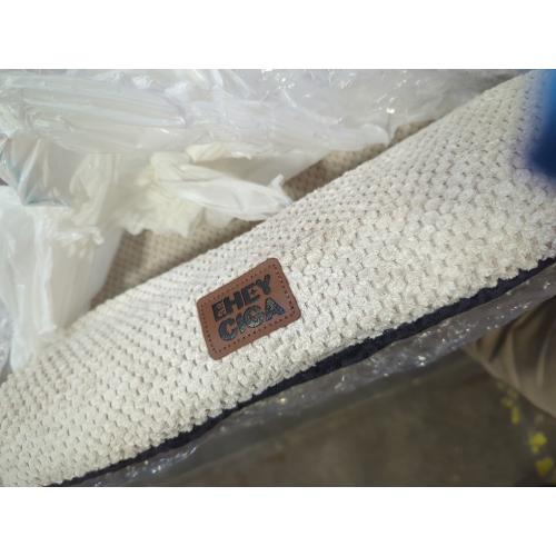 Dog Stairs for Small Dogs 15.7 H, Curved Dog Step for Puppy, Older Cat, Medium Pet Ramp for Sofa, Couch or Chair, Ladder with High Density Foam, 3 Step, 15.7x22.4x15.7 inch, Beige