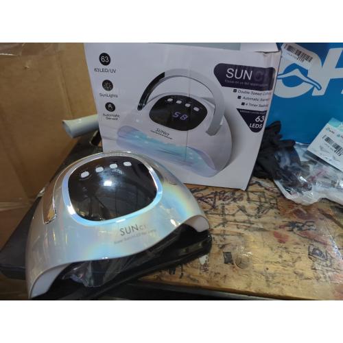 320W UV LED Nail Lamp Professional LED Nail Dryer for Gel Nails with 72pcs Lamp Beads, Touch Screen 4 Timers and Automatic Sensor Ideal for Home Salon, Fast Drying Technology for Perfect Nails