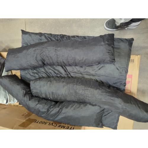 Comfort Expression Orthopedic Dog Bed for Extra Large Dogs , Waterproof Egg Crate Foam L Pet Bed with Removable Bolsters, Dog Couch with Washable Cover & Non-Slip Bottom, Gery White