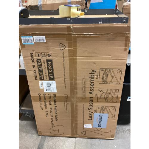 Join&Joy 1500 Piece Puzzle Board Pro, with 6 Drawers & Cover, 34 x 25, Sort-Wise Colorful Felt Drawers, Wooden Jigsaw Puzzle Board, Birthday Gifts for Mom