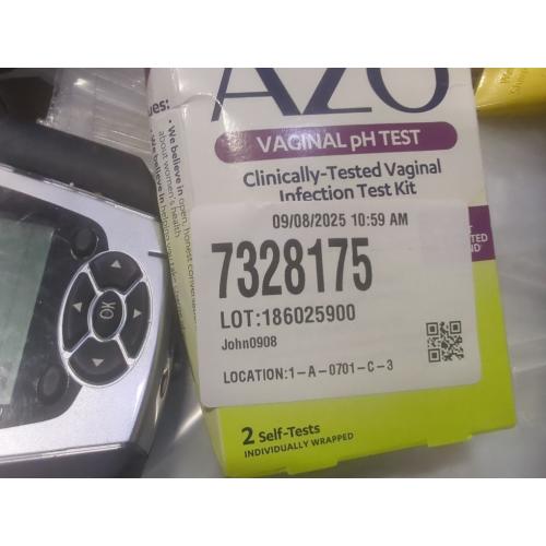 AZO Vaginal pH Test Kit, Clinically-Tested Vaginal Infection Test Kit, FSA/HSA Eligible, 2 Count
