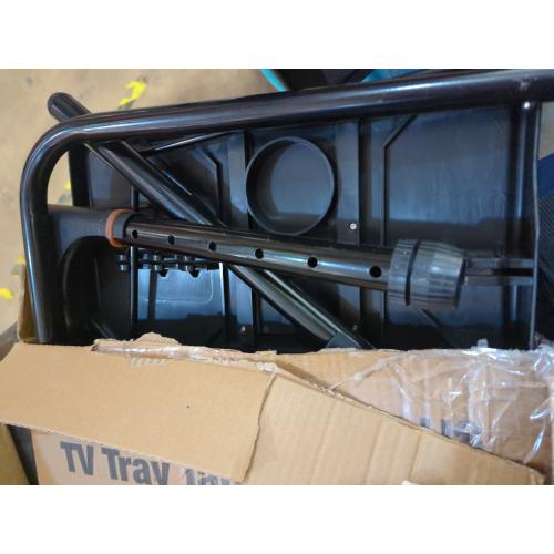 Table-Mate TV Tray Table | Portable Desk Folding Dinner Tray, Couch Table Trays for Eating Snack Food, Portable Laptop Desk, Bed Trays for Eating | Adjustable TV Trays with 3 Angles and Cup Holder