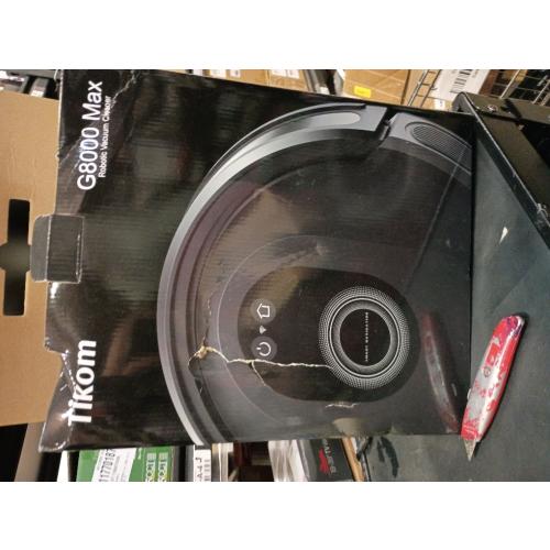 Tikom Robot Vacuum and Mop Combo, 5000Pa Robotic Vacuum Cleaner, 150 Min Max, App & Remote Control, Ideal for Hard Floor, Carpet, Pet Hair, Self-Charge(G8000 Max)