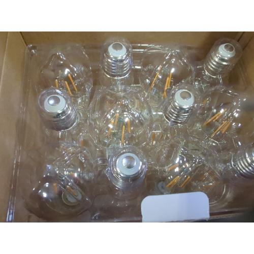 Pack of 12  watt LED Light Bulbs 40 Watt Equivalent, 2700K Soft Warm Light Bulbs, 4W LED ST19 Edison Bulbs, 450LM, E26 Medium Base, High CRI 90 , Not Dimmable, Pack of 12