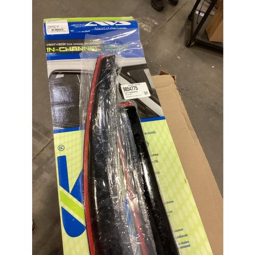 Auto Ventshade [AVS] in-Channel Rain Guards for 2023-2025 Chevrolet Colorado; 2025 GMC Canyon, Crew CAB ONLY | Window Vent Visors, 4 pcs. - Smoke | 194218