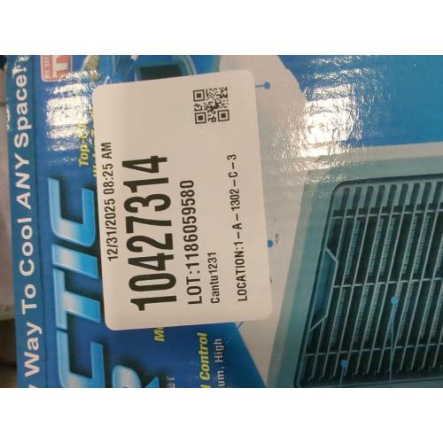 Ontel Arctic Air Portable Air Conditioner Cooler Humidifies Purifies LED Lights