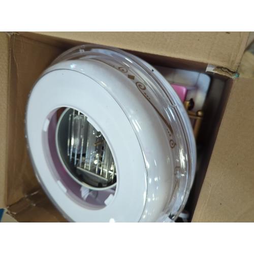 Nostalgia Vintage Hard and Sugar Free Candy Countertop Cotton Candy Maker, Includes 2 Reusable Cones And Sugar Scoop – Pink