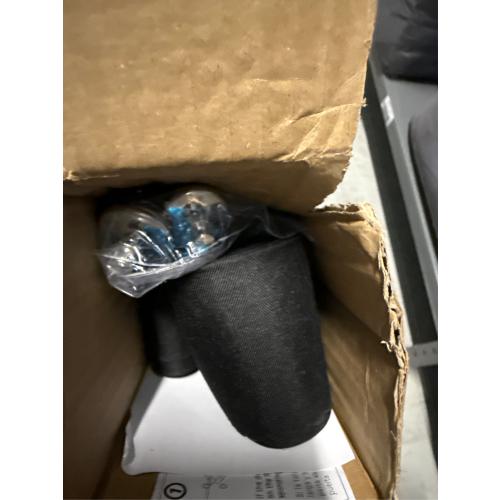 RINHARTEX Blackout Accordion Style Magnetic Door Curtain for Closet Pleated Folding Doorway Curtain Accordion Door Interior Room Divider Bedroom Bathroom Living Room(52 * 78,Black)