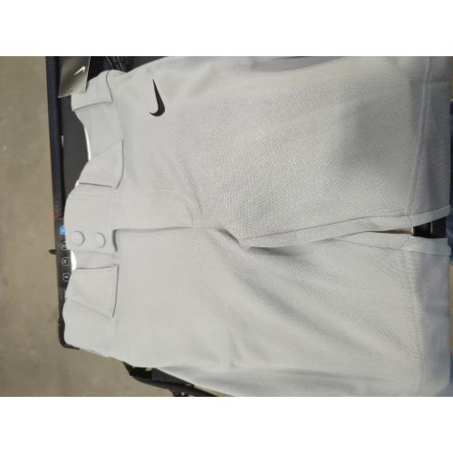 Size M Nike Vapor Select Big Kids' (Boys') Baseball Pants (BQ6443-105, Team White/Team Black/Team Black)
