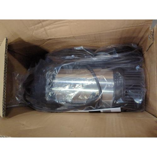 BLACK Pond Fountain Aerator, 1HP 15000 GPH Floating Fountain Pump with Timer & 100FT Cord, Stainless Steel Pond Jet System for Large Outdoor Ponds & Lakes