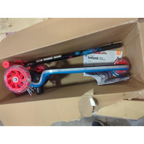 Huffy Spidey and His Amazing Friends 3-Wheel Tilt N Turn Kick Scooter - Blue