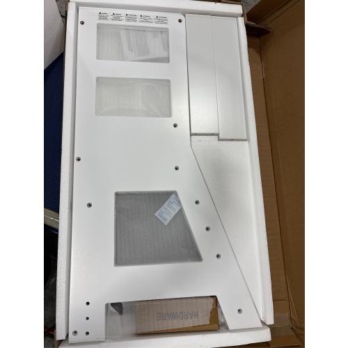 Kids Kitchen Step Stool, Toddler Standing Tower for Kitchen, Step Stool for Kid's Adjustable Height Learning Stool, Removable Anti Drop Safety Rail Stool for Bedroom, Bathroom, White