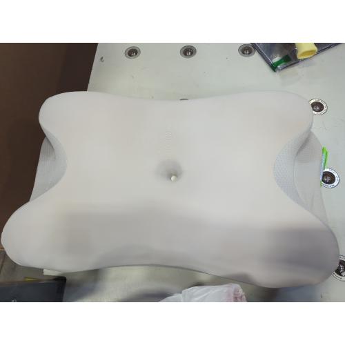 BESYODO Cervical Neck Pillow, Ergonomic Memory Foam Cervical Pillows, Contour Side Sleeper Pillows for Adults, Orthopedic Neck Support Pillow for Back Stomach Sleeper with Removable Pillowcase (Light Grey)