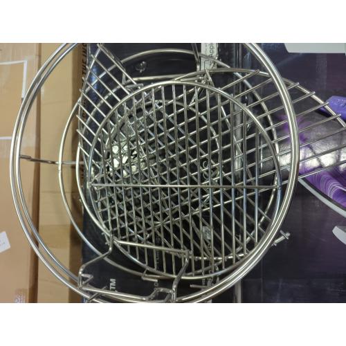 5 Piece Expander Rack for Big Green Egg Medium Replacement Kit Grill Racks for Eggspander Conveggtor Basket 304 Stainless Steel with Removable Cooking System BGE Accessories