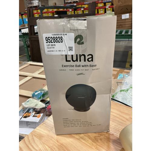 Retrospec Luna Exercise Ball with Pump - Anti-Burst Fitness Equipment for Yoga, Core Training & Stability - Home Gym Swiss Ball for Office & Pregnancy