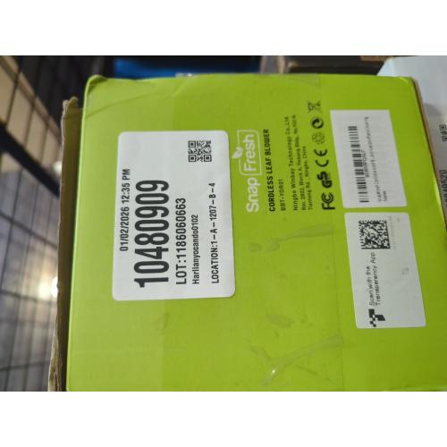 SnapFresh Cordless Leaf Blower - 20V Electric Leaf Blower with 2.0 Ah Battery and Charger - Lightweight 2-Speed Leaf Blower for Lawn Care and Yard/Garden/Patio Cleaning