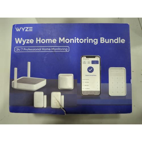 White 5 PC Wireless Home Security Sensor Kit with Hub, Keypad, Motion, Entry Sensors, and 6 Mo. of 24/7 Professional Monitoring