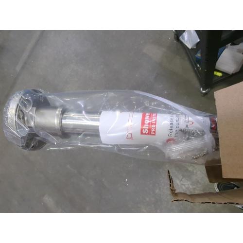 BRIOFOX Industrial Shower Curtain Rod - 2-in-1 Design Tension Curtain Rod - Never Rust Non-Slip 43 to 72 Inch 304 Stainless Steel, Brushed Nickel Window Curtain Rod