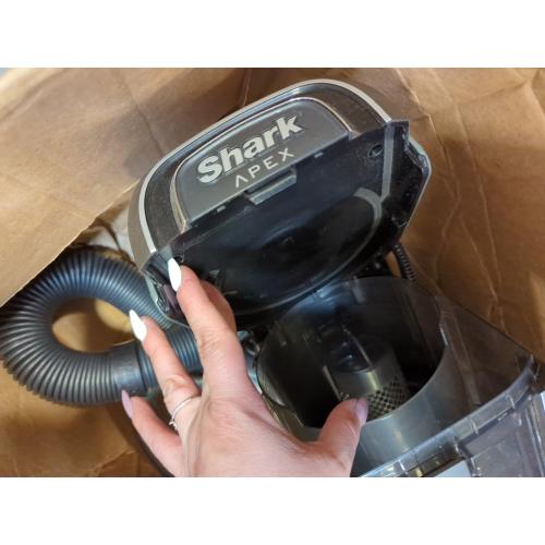 Shark AZ1002 Apex Powered Lift-Away Upright Vacuum with DuoClean & Self-Cleaning Brushroll, Crevice Tool, Upholstery Tool & Pet Power Brush, for a Deep Clean on & Above Floors, Espresso