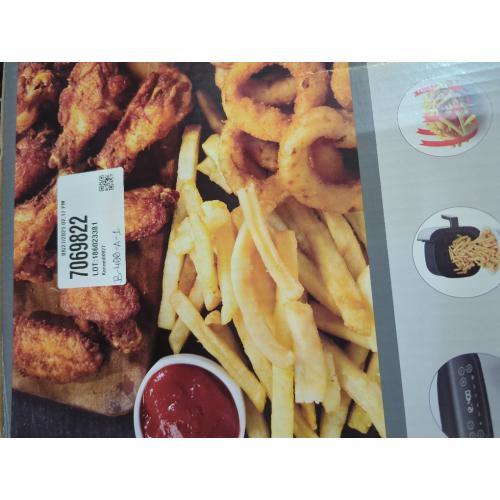 Black and Silver Bella PRO - 6-qt. Touchscreen Air Fryer - Stainless Steel