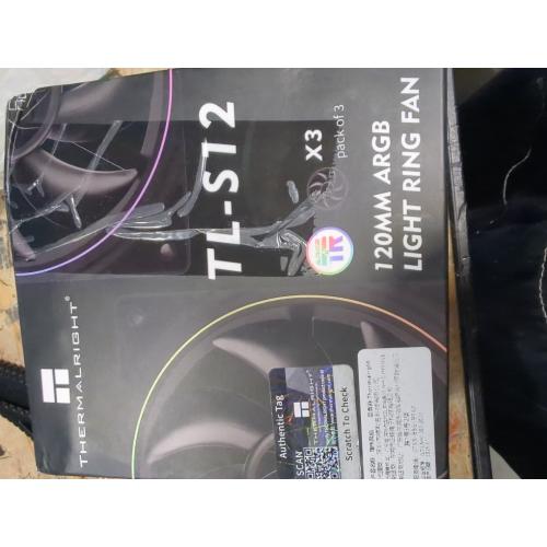 Thermalright TL-S12 CPU Fan 120mm case Cooler Fan, ARGB 5V 3-pin and 4-pin PWM Silent Computer Fan, fine Aperture Light Effect for case CPU Liquid Cooler and CPU air Cooler, Quiet CPU Computer Fan
