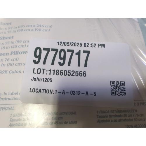 Set of 3 Size Twin Color Blue Nestwell Pima Cotton Sateen 500-Thread-Count Twin Sheet Set in Twilight Blue