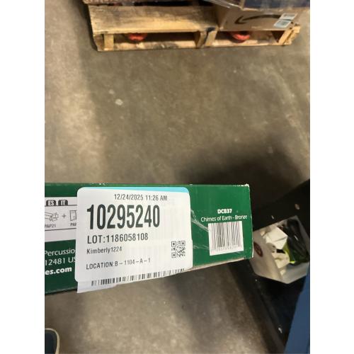 Woodstock Chimes Encore Collection Bronze Aluminum/Wood 37 in. Earth Wind Chime