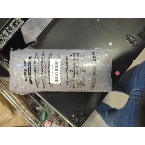 Muddy Mat® | Super Absorbent Door Mat Indoor, Microfiber Quick Dry Chenille Entryway Rug, Non-Slip Front Door Mat, Indoor Mats for Entryway, Machine Washable Pet Rug, Grey 60x24