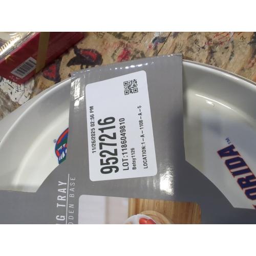 360° Rotatable Serving Tray and Platters, 11.5 Inch Party Divided Serving Set Removable Serving Dishes for Chips and Dip, Fruit, Veggies, Appetizer, Candy and Snacks