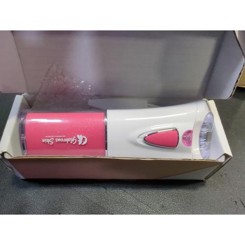 Pink and White Glabrouse Skin Epilator, Glabrous Skin Hair Remover for Face - Look Glamorous with Glabrousskin Hair Removal