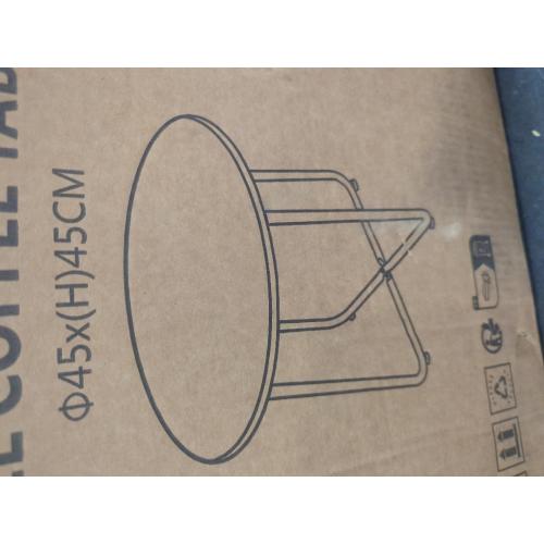 Black Steel Coffee Table