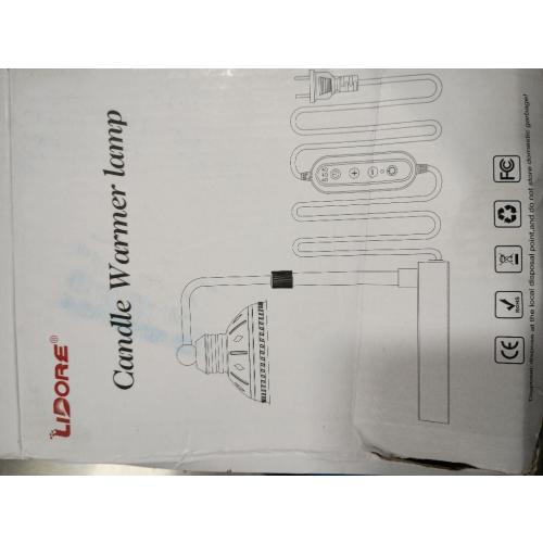 LIDORE Candle Lamp, Candle Warmer Lamp with Timer (Black, USB Charger)