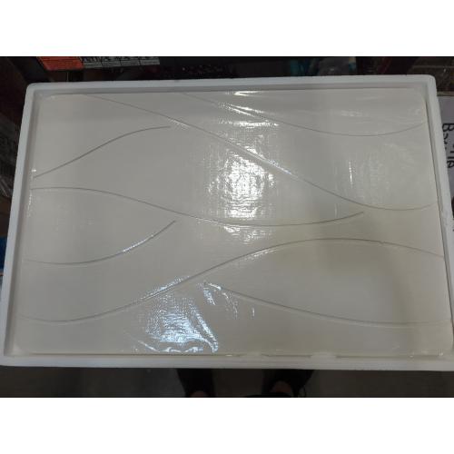 (White) Stone Bath Mat Diatomaceous Earth Shower Mat Non-Slip Super Absorbent Diatomite Stone Bath Mats for Bathroom Floor Quick Drying Natural Easy to Clean(23.6''×15.4 White)