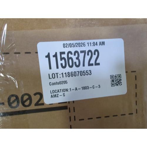 Furologee TV Stand for TVs up to 55 Inch, Entertainment Center with Open Storage Shelves, Media Console Table with Soundbar Shelf for Living Room, Bedroom, White