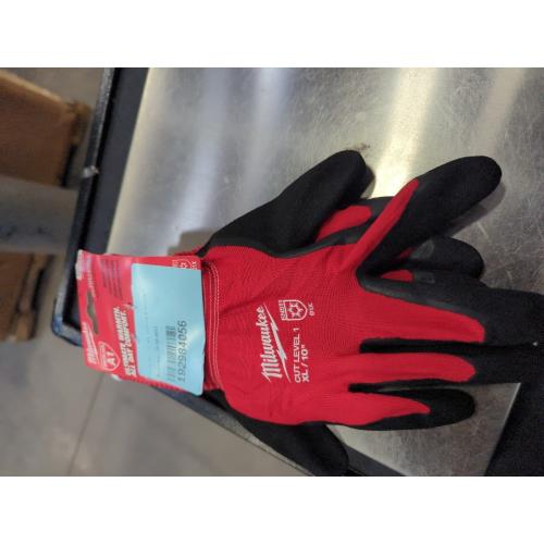 Cut Level 1 Winter Insulated Dipped Gloves -xl