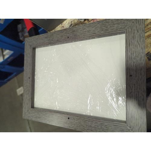 8x10 Picture Frame, Made of Real Glass and Wooden Frame, Horizontal and Vertical Display for Wall or Tabletop (Grey, 1 Pack)