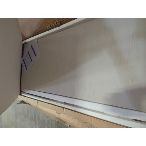 Wilkinson Farmhouse Queen Murphy Bed with Large Storage Drawer & Charging Station, White