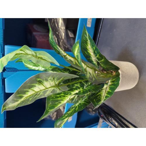 2pcs 16 Fake Plants Artificial Plants Tropical Faux Plants Indoor for Bathroom Kitchen Office Home Sage Green Decor