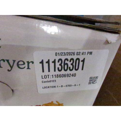 Cuisinart Air Fryer, 4.5-Quart Basket Fryer with 4 Cooking Functions to Air Fry, Roast, Bake, and Keep Warm, 4 Airfryer Presets, Dishwasher-Safe Parts, AIR-160NAS, Stainless Steel & Black