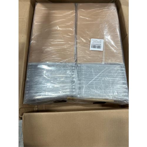 100 Pack 7x5 Inches Charcuterie Boxes with Clear Lids, Paper Bakery Boxes with Window Take Out Containers for Salads, Strawberries, Cookies and Treats (Brown)