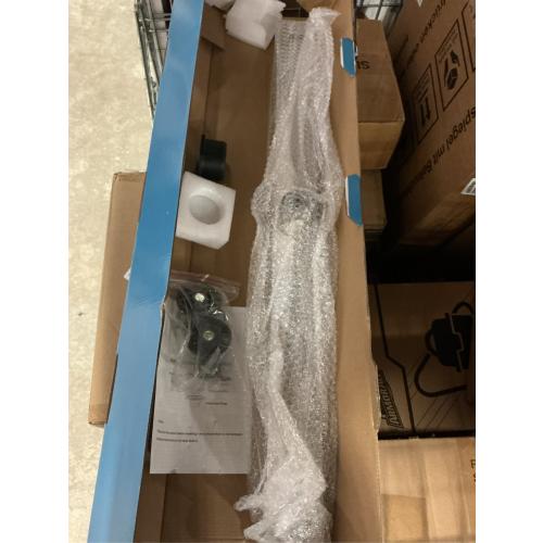 SaniteModar Linear Shower Drain, Linear Drain 32 inch with Removable Square Hole Panel, Brushed 304 Stainless Steel Shower Floor Drain with Adjustable Feet and Hair Catcher