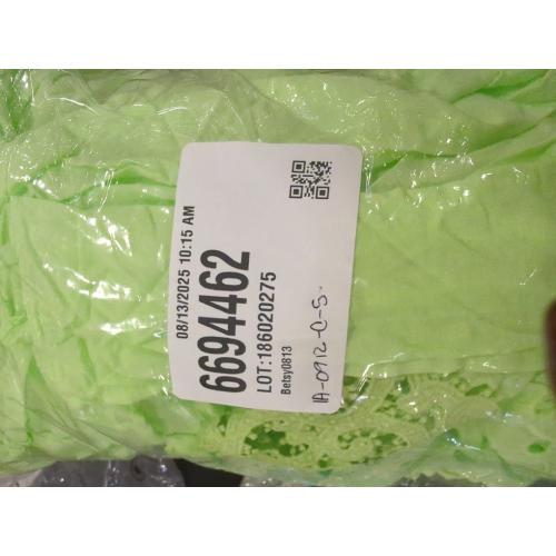 Size L/XL..SUNFERE.  .. Women's Vintage Hollowed Out Backless Holiday Slip Long Dress V-Neck Ruffle Lace Cake Party Dress