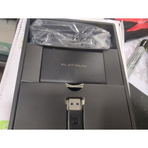 Platinum - USB 3.2 Gen 1 SD, MicroSD, CF 3 Slot Memory Card Reader - Black