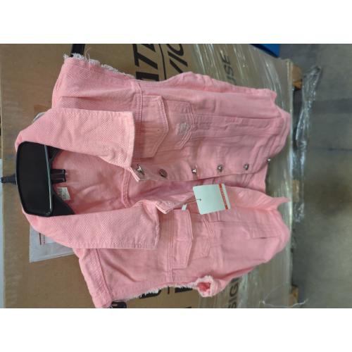 XXL Women's Buttoned Washed Denim Jacket Sleeveless Crop Vest 6 Color