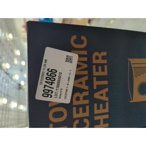 HAUSHOF 1500W Tower Space Heater, 1-24h Timer Digital Ceramic Heater with Touch& Remote Control, Overheat Protection, Safe for Home Office