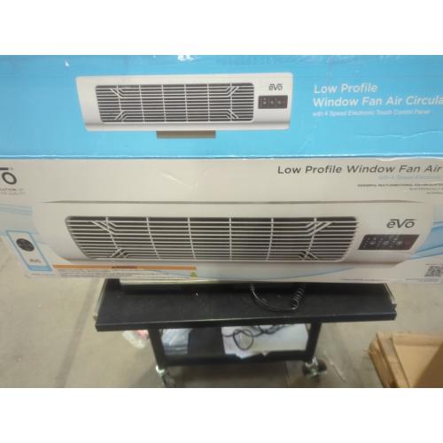 EVO Low Profile Oscillating Window Fan Air Circulator